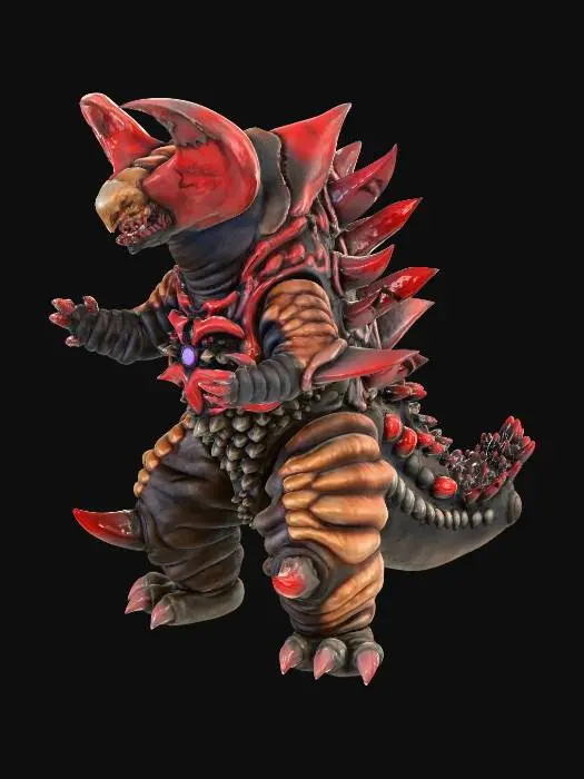 3D model for Ultra Kaiju Skull Gomora