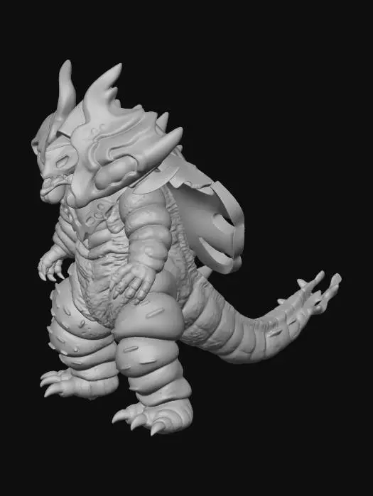 3D model for Ultra Kaiju Shagong