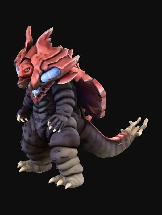 3D model for Ultra Kaiju Shagong