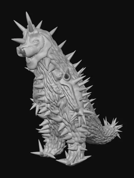3D model for Ultra Kaiju Sabotendar