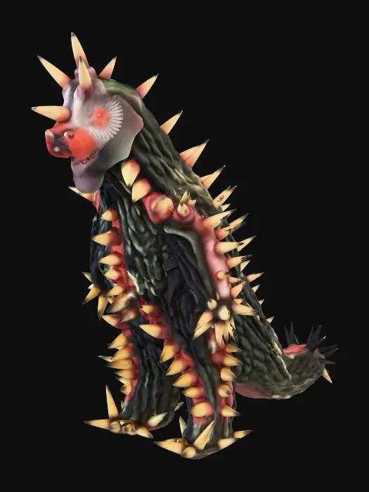 3D model for Ultra Kaiju Sabotendar