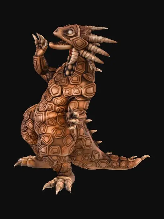 3D model for Ultra Kaiju Saramandora