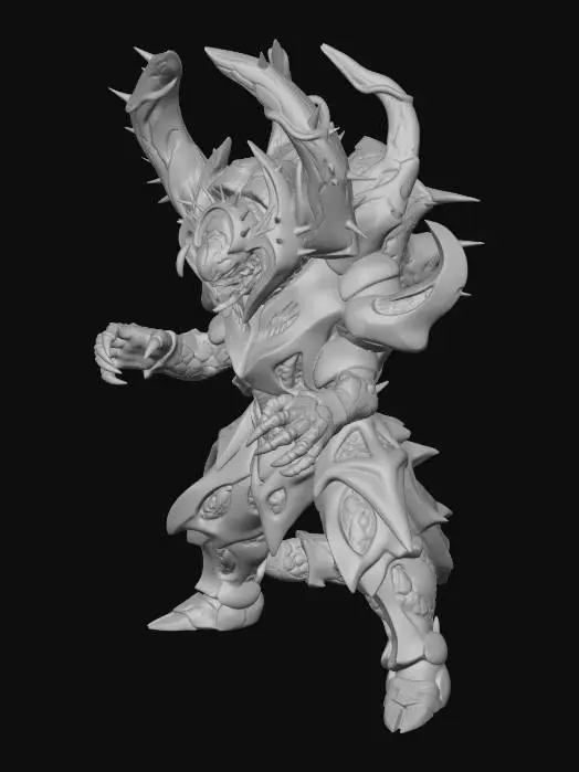 3D model for Ultra Kaiju Psyqueen