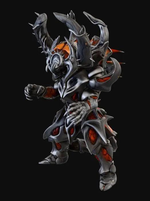 3D model for Ultra Kaiju Psyqueen