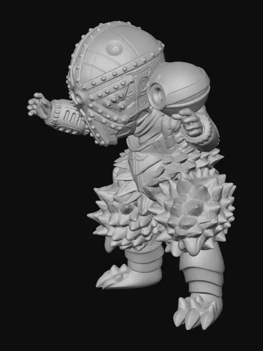 3D model for Ultra Kaiju Ragstone Mechalator