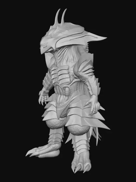 3D model for Ultra Kaiju Roberuga