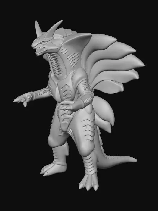 3D model for Ultra Kaiju Reija