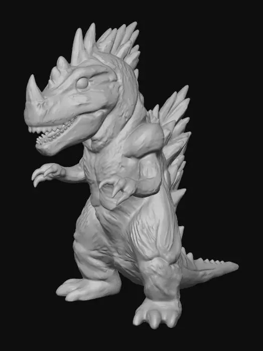 3D model for Ultra Kaiju Rock Eater