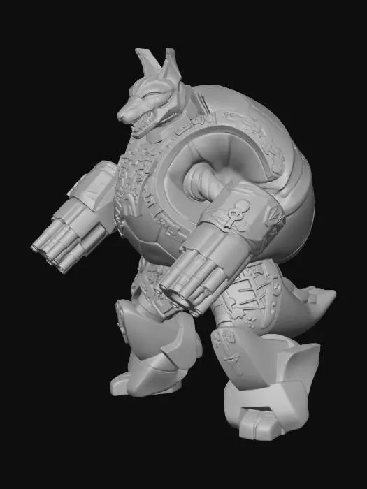 3D model for Ultra Kaiju Rudian