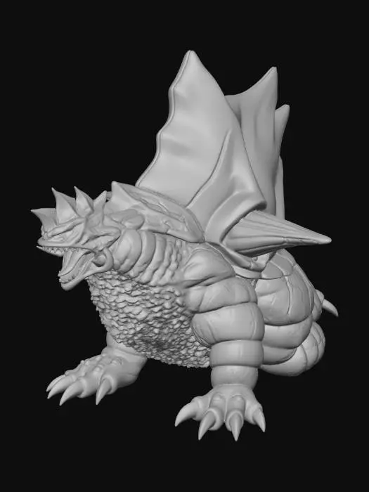 3D model for Ultra Kaiju Zonnel
