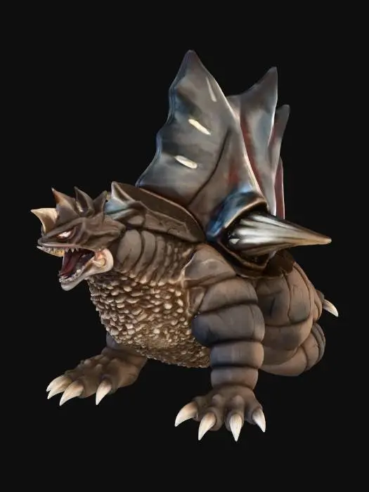 3D model for Ultra Kaiju Zonnel