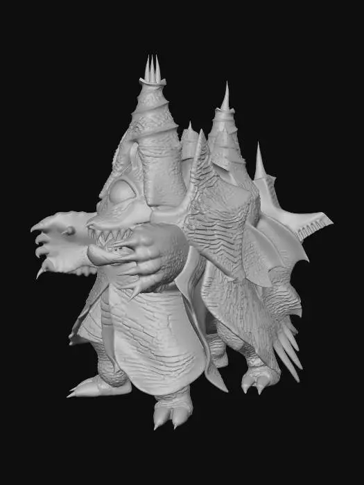 3D model for Ultra Kaiju Zombayu