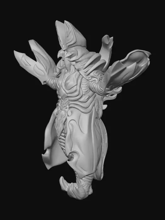 3D model for Ultra Kaiju Zetton Alien Baltan