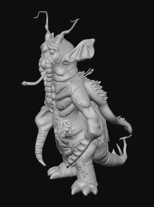 3D model for Ultra Kaiju Zemistlar