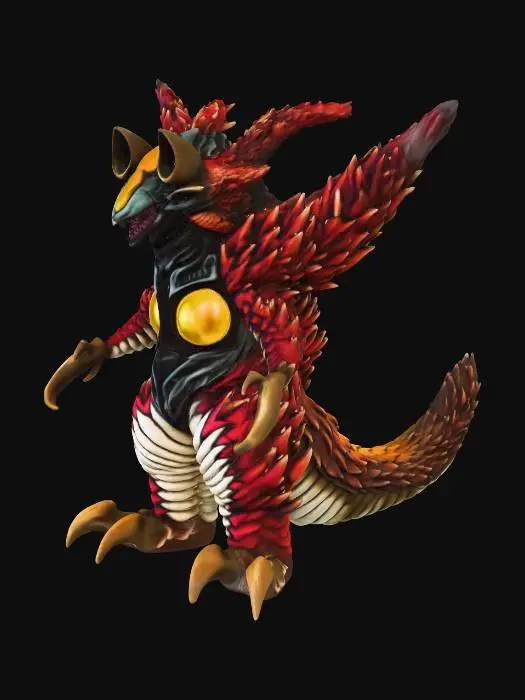 3D model for Ultra Kaiju Zeppandon