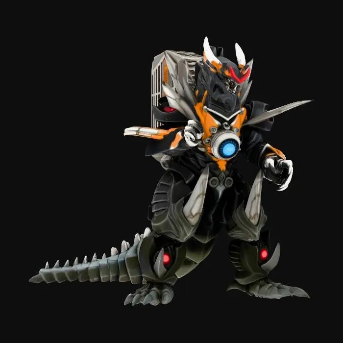 3D model for Ultra Kaiju Vict Lugiel