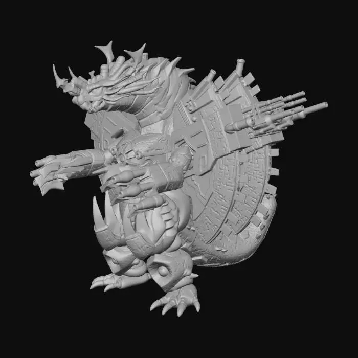 3D model for Ultra Kaiju Gillvalis