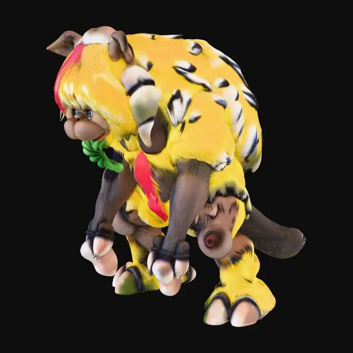 3D model for Ultra Kaiju King Bamos