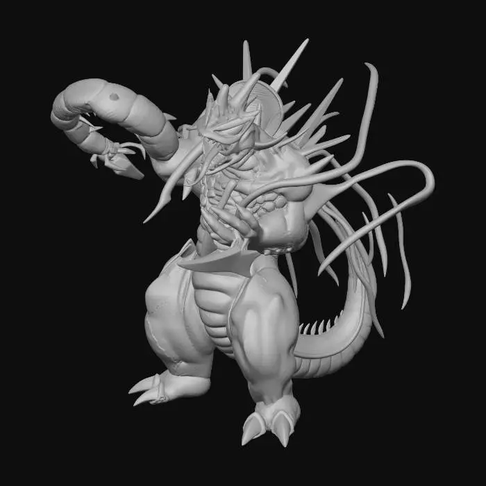3D model for Ultra Kaiju Zomera