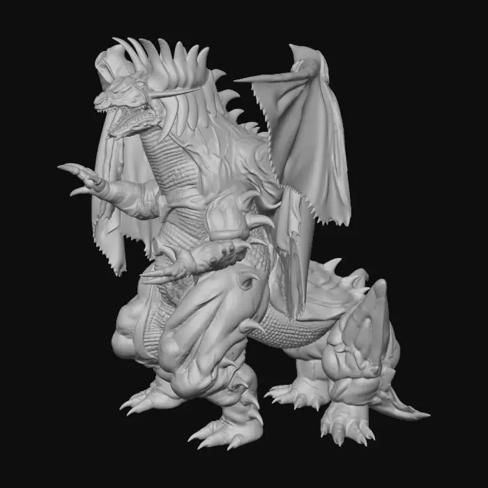 3D model for Ultra Kaiju Zog