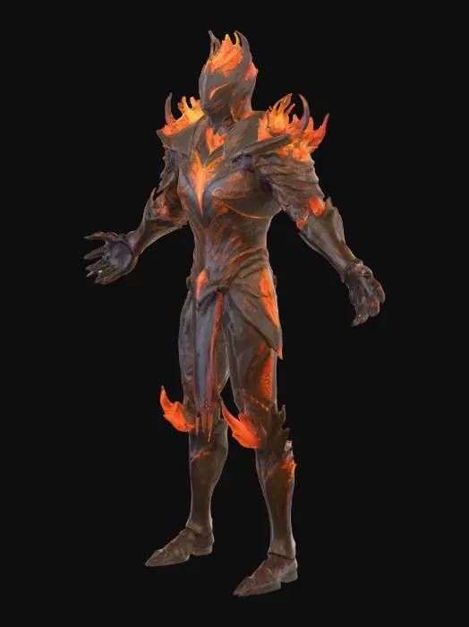 3D model for Infernal Knight