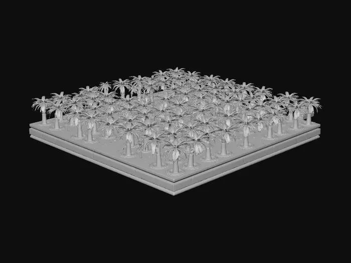 3D model for Precision Palm Orchard