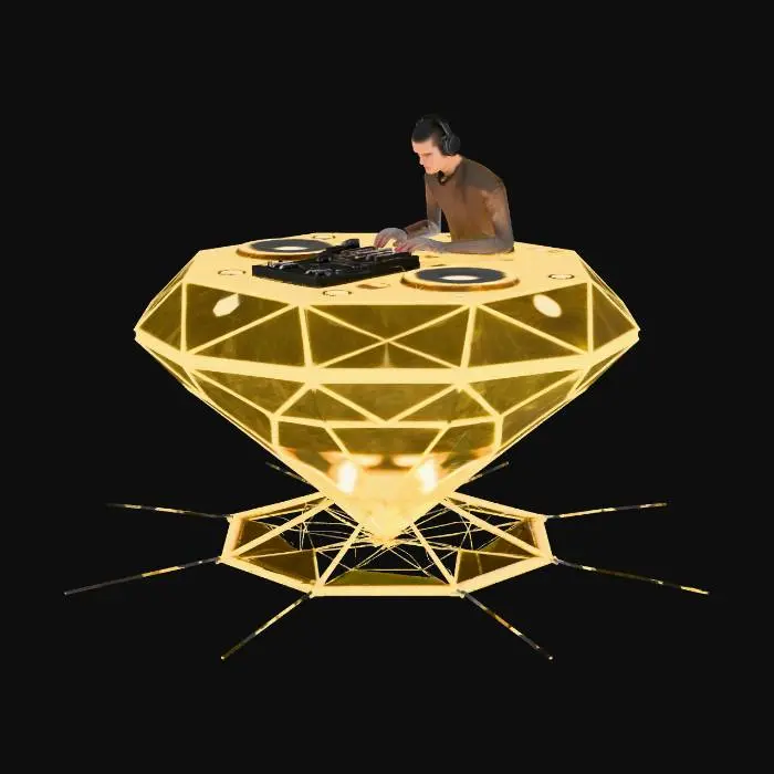 3D model for DJ on Diamond Deck