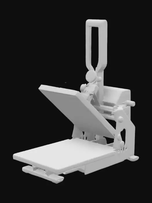 3D model for Heat Press Machine