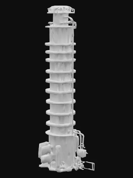 3D model for preciso de um coluna de destilação de usina de açucar er alcool