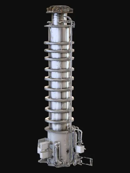 3D model for preciso de um coluna de destilação de usina de açucar er alcool