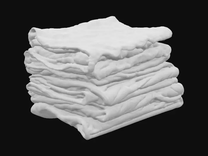 3D model for blankets stack