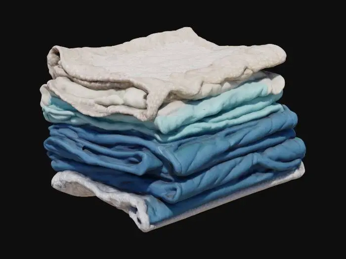 3D model for blankets stack