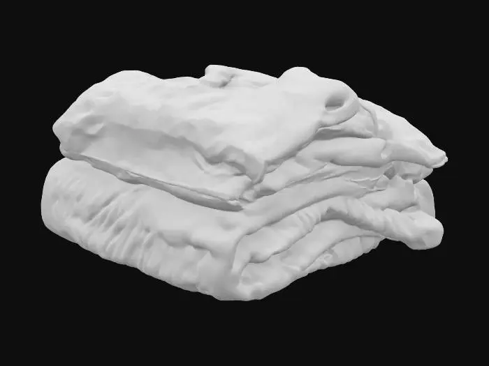 3D model for blankets stack