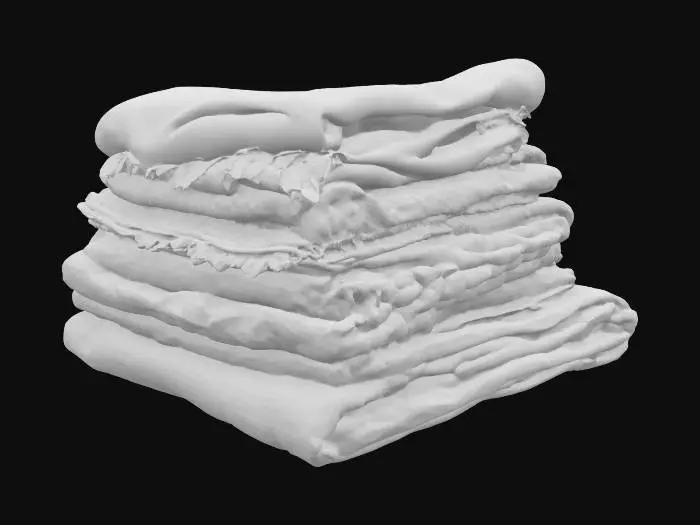 3D model for Cozy Blanket Stack