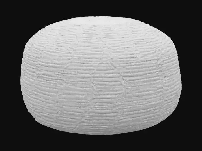 3D model for Beige_Knitted_Pouf_0628063845_texture