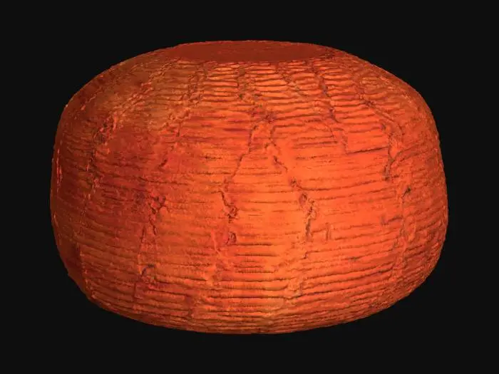 3D model for Beige_Knitted_Pouf_0628063845_texture