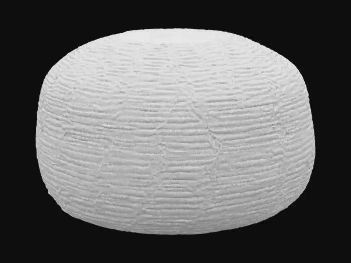 3D model for Beige_Knitted_Pouf_0628063845_texture