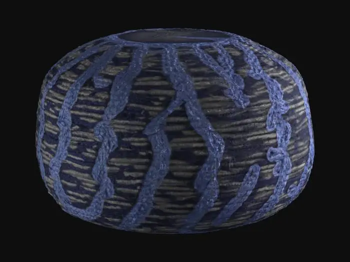 3D model for Beige_Knitted_Pouf_0628063845_texture