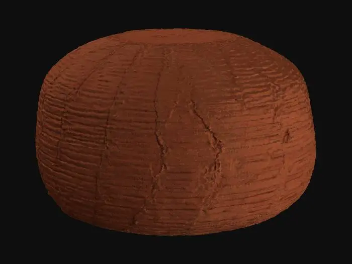 3D model for Beige_Knitted_Pouf_0628063845_texture