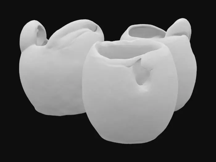 3D model for Blown Glass Vases, Starfish Trio, #ocean#