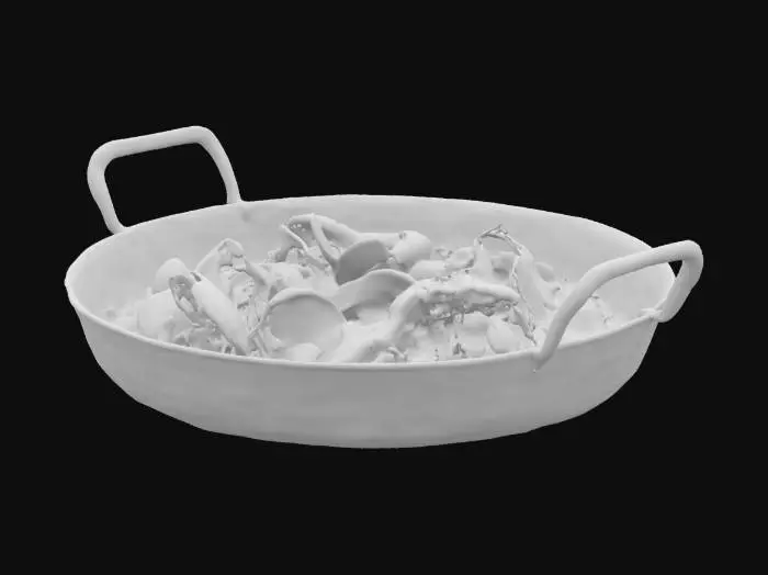 3D model for Paella Valenciana , #ocean#