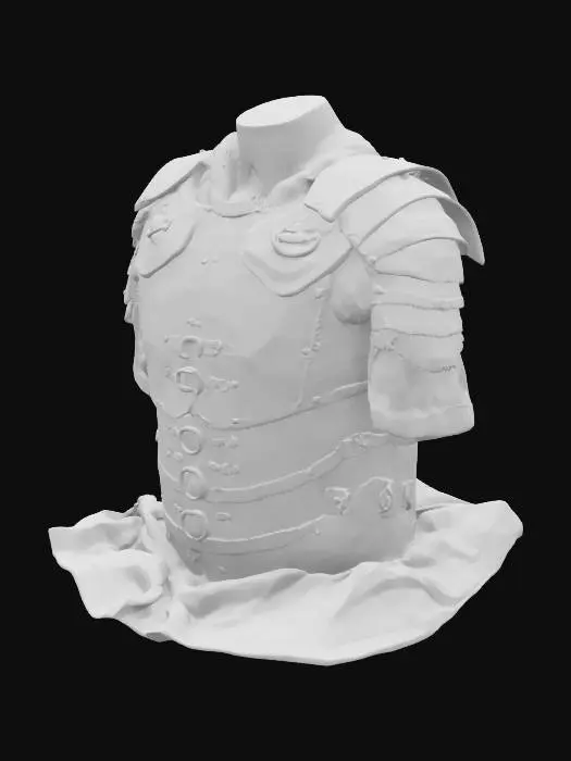 3D model for Leather Breastplate