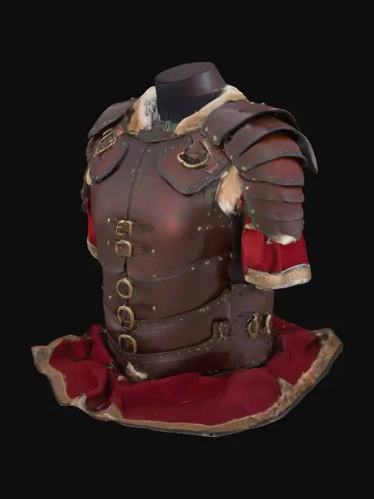 3D model for Leather Breastplate