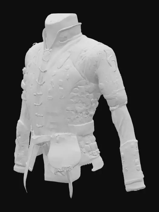 3D model for Medieval Leather Armor