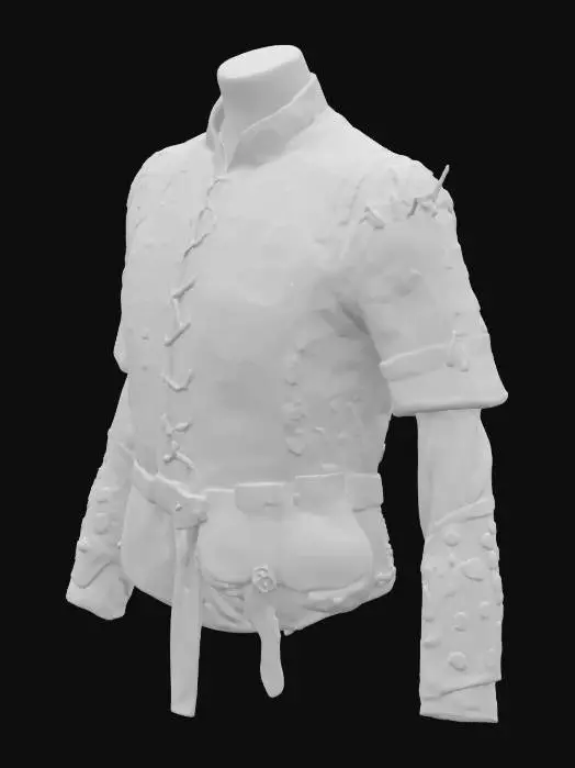3D model for Medieval Leather Armor
