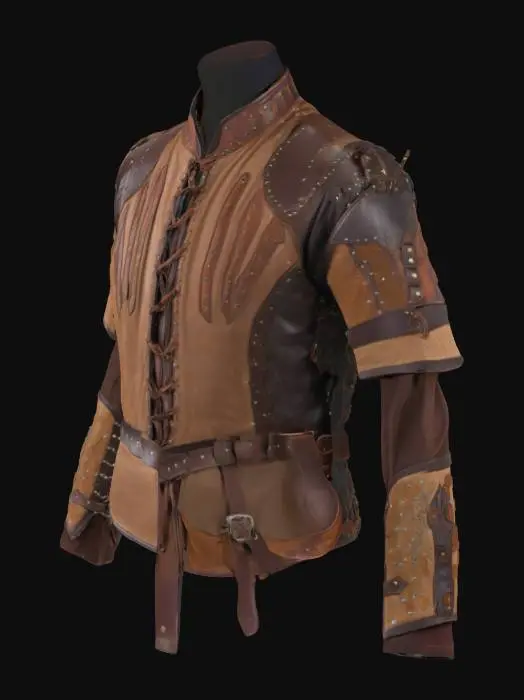 3D model for Medieval Leather Armor
