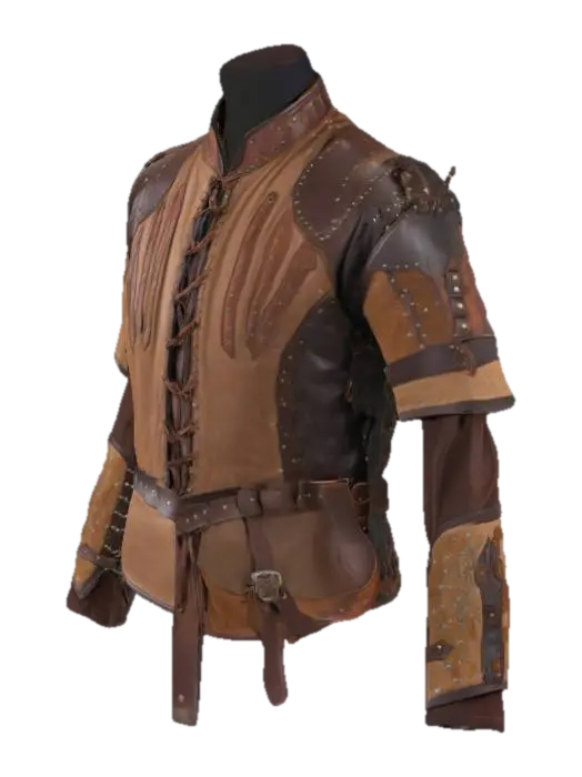 Medieval Leather Armor par BabaYagaGata — réalisé avec le générateur 3D IA Meshy, téléchargement gratuit FBX OBJ GLB STL