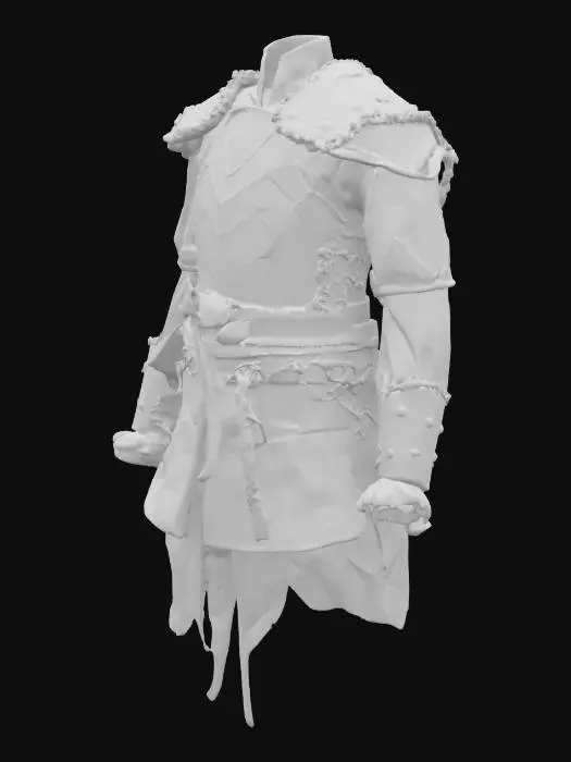 3D model for Leather Armor 