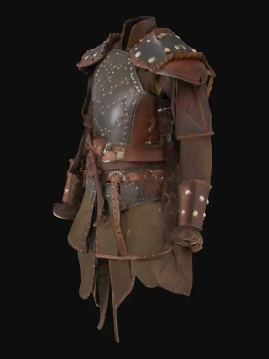 3D model for Leather Armor 