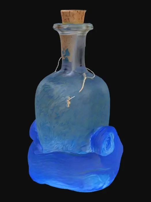 3D model for Message in a Wave Bottle